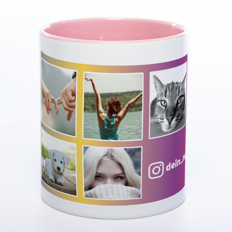 Dein Insta-Feed als Tasse spülmaschinenfest | Jetzt selbst gestalten!