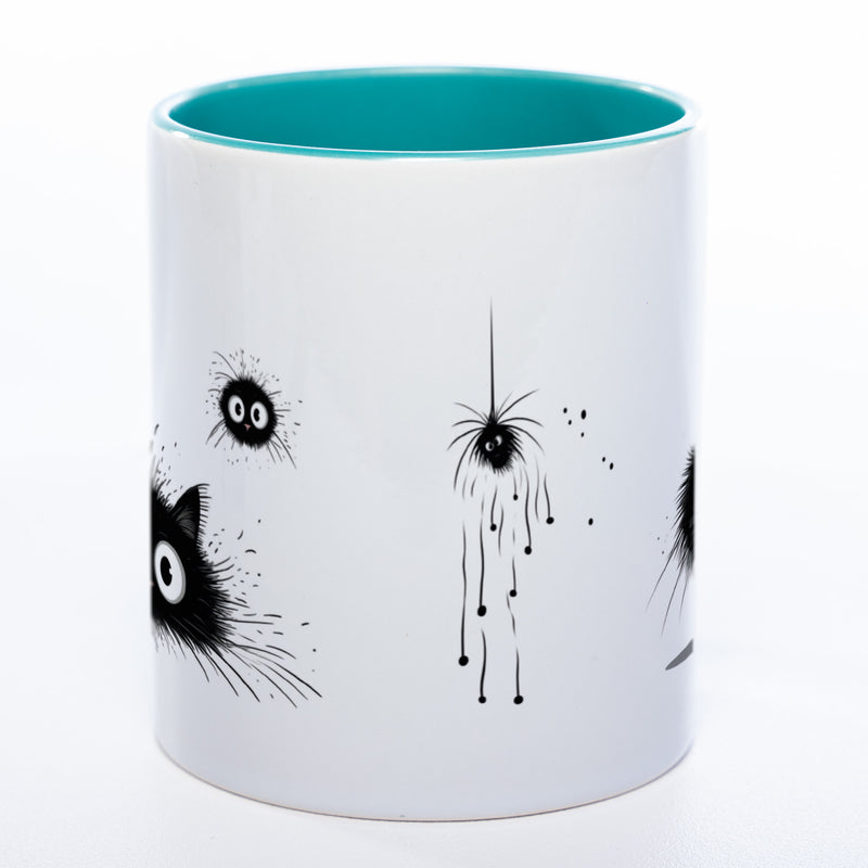 Katzen Motiv-Tasse  - süße Kaffeetasse in vielen Farben - Miezetasse spülmaschinenfest