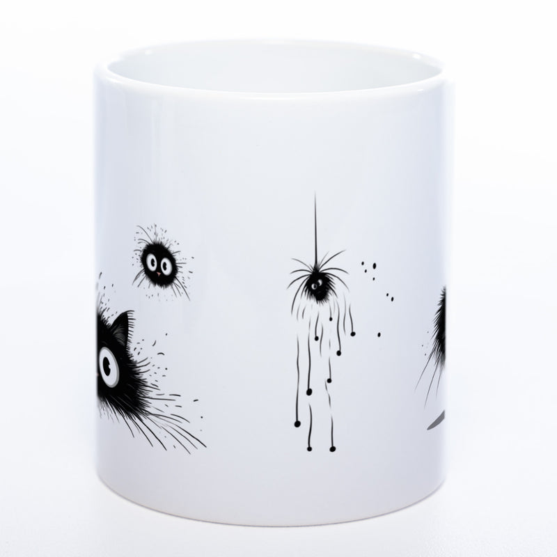 Katzen Motiv-Tasse  - süße Kaffeetasse in vielen Farben - Miezetasse spülmaschinenfest