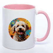 Tasse auf Wunsch mit Name Lagottoromagnolo pink