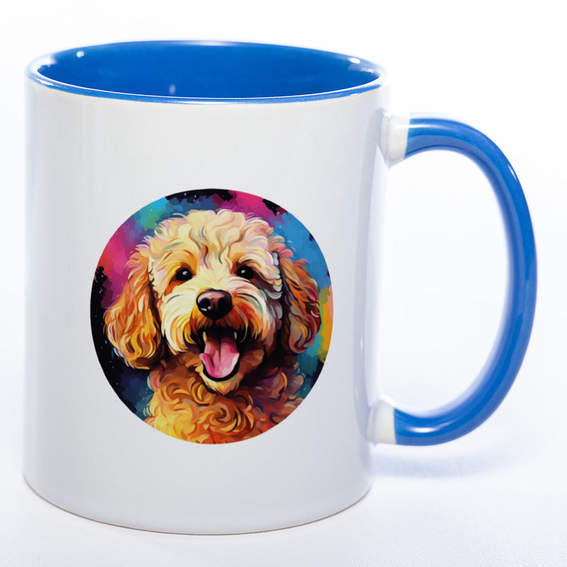 Mug Art Tasse mit Pudel & wahlweise mit NAMEN - Kaffeetasse StickyWorld Exclusive