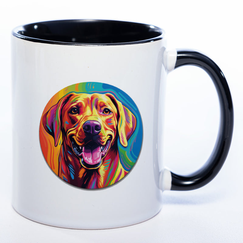 Mug Art Tasse mit Rhodesian Ridgeback & wahlweise mit NAMEN- Kaffeetasse StickyWorld Exclusive