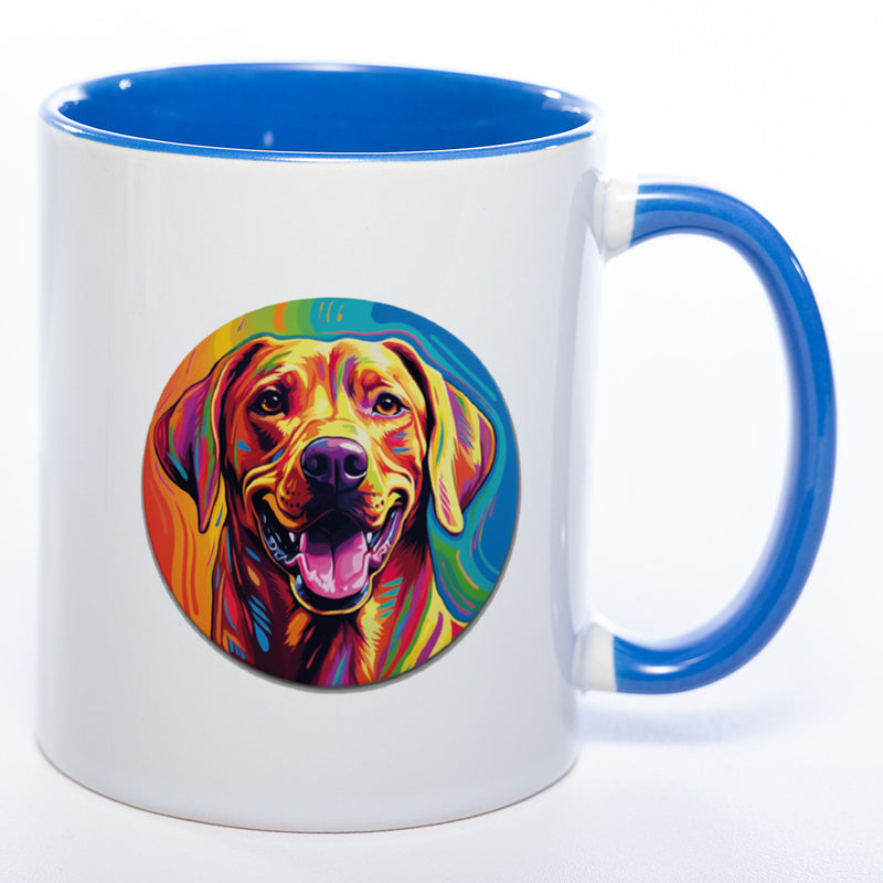 Mug Art Tasse mit Rhodesian Ridgeback & wahlweise mit NAMEN- Kaffeetasse StickyWorld Exclusive