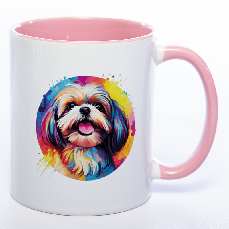 Mug Art Tasse mit Shih Tzu Motiv 2 & wahlweise mit NAMEN - Kaffeetasse StickyWorld Exclusive