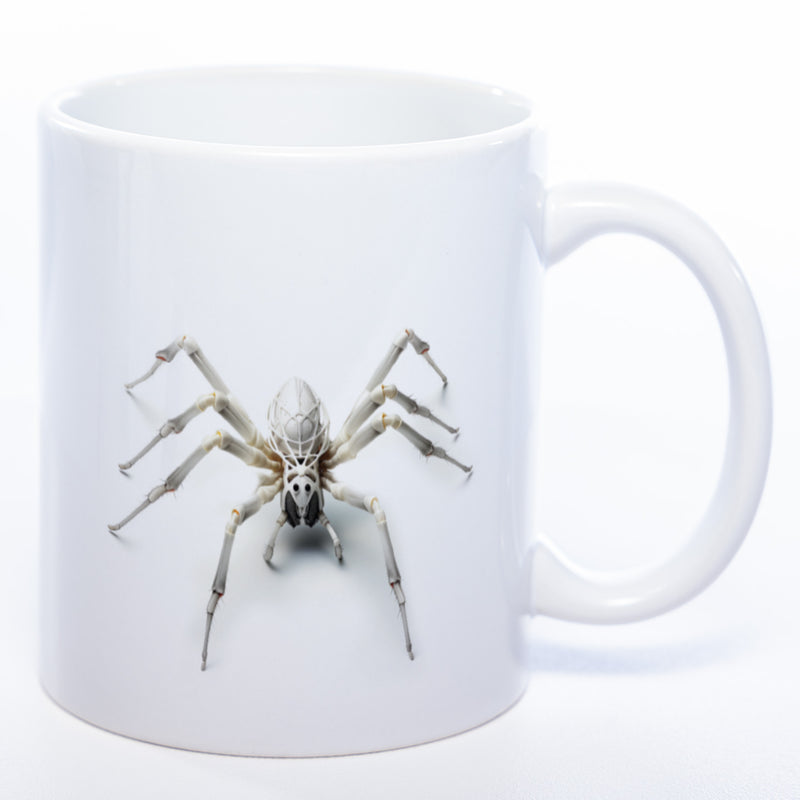 Motiv-Tasse mit 3D Spinne 4 - exclusive Kaffeetasse spülmaschinenfest