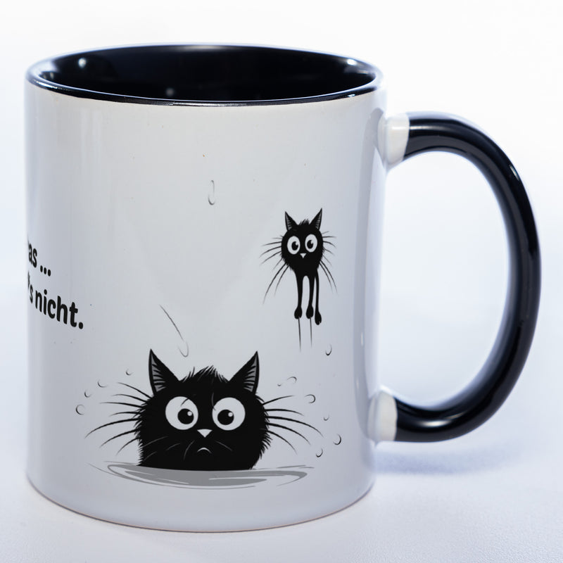 Egal was ... ich wars nicht - spülmaschinenfeste Katzen Motiv-Tasse  - süße Kaffeetasse in vielen Farben