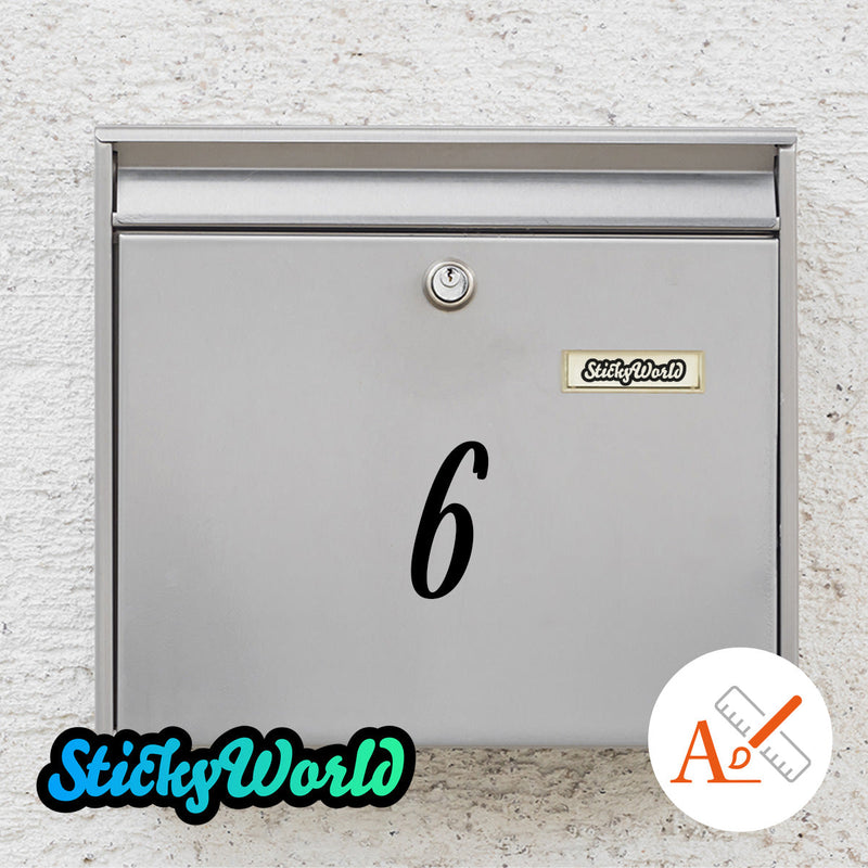 Buchstabe oder Zahl nach Wahl in SONDERFARBEN - Höhe 20 cm ab 3,50 €