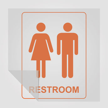 RESTROOM | Sticker für Türen