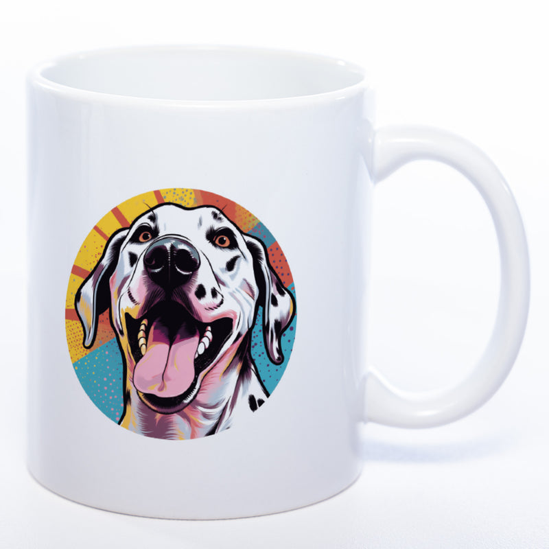 Mug Art Tasse mit Dalmatiner Motiv 2 & wahlweise mit NAME - Kaffeetasse StickyWorld Exclusive